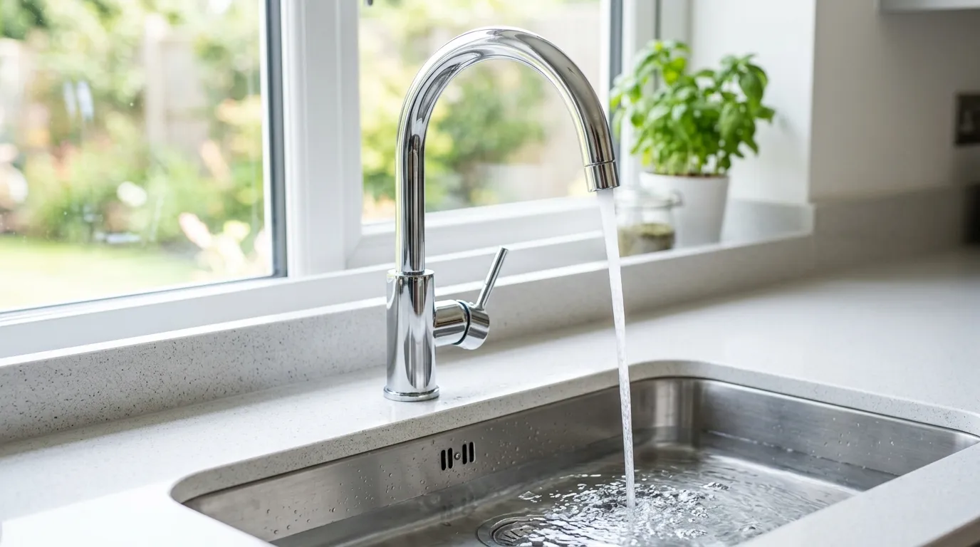 Local Plumbing Master Pros same day plumber fixing a faucet in Shalimar, FL